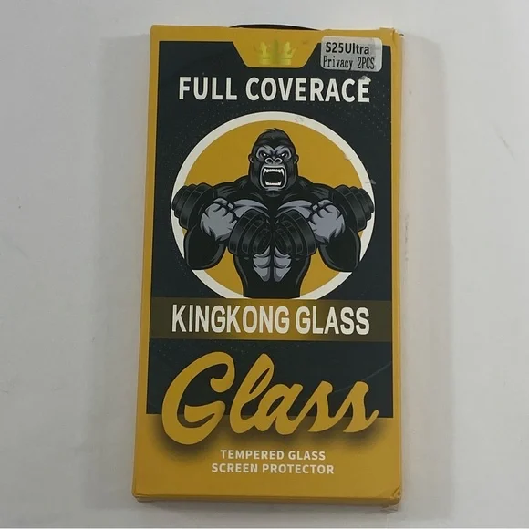 KingKong Glass Temered Screen Protector S25 Ultra Privacy 2 PCS Full Coverage
