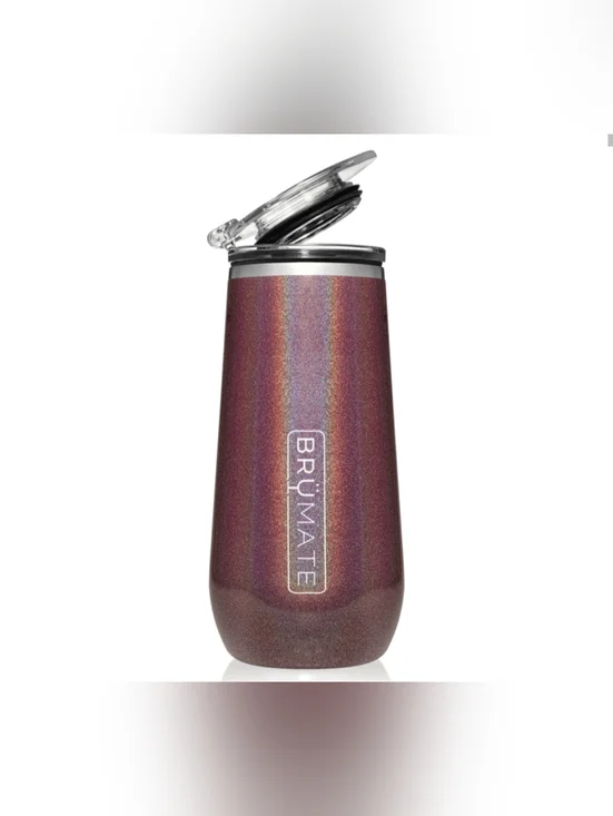 Brumate - Champagne Flute 12oz - Glitter Merlot Mimosas