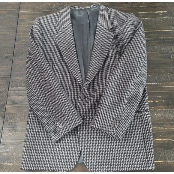 VALENTINO UOMO Made in Italy VTG Cashmere, Virgin Wool Blazer Jacket Size 44 R