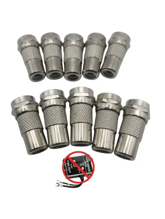10x Atari 2600 Games RF Connectors - Ditch TV/Game Switch