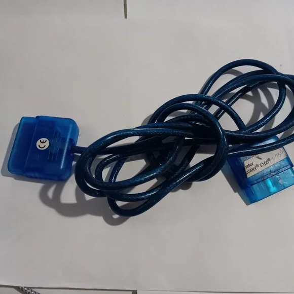PS2 Controller Extension Cable Light Blue Playstation Cord