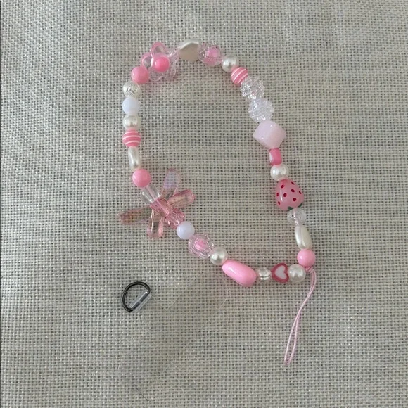 Semi- Precious Phone Charm