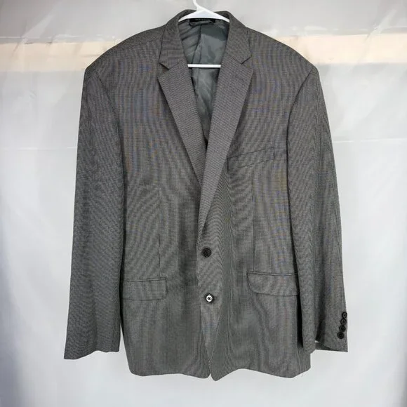 Lauren Ralph Lauren Men 50R Suit Jacket Blazer Sport Coat Plaid Career Commute