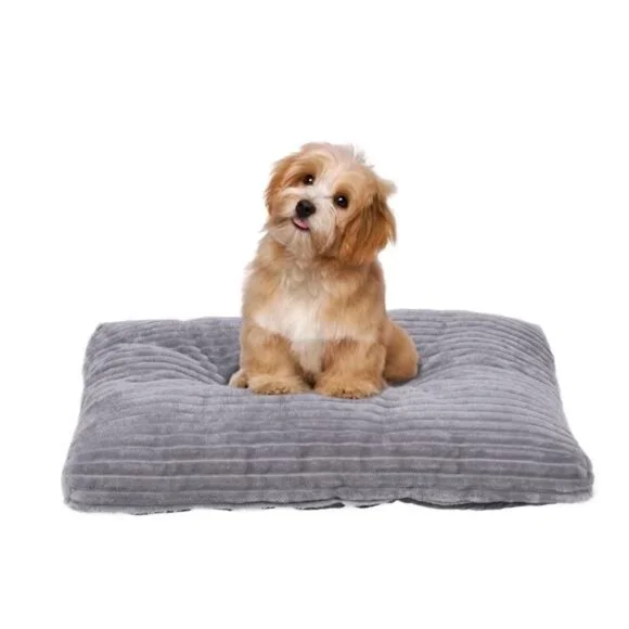 Washable Dog Bed Deluxe Plush Dog Crate Beds Comfy Pad Anti-Slip Pet 21