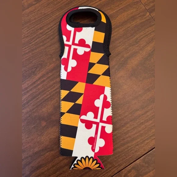 Maryland State Neoprene Wine Tote Holder Small