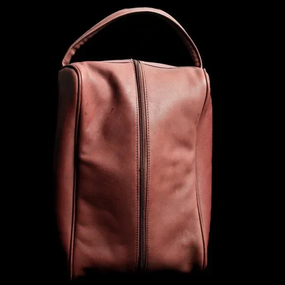 Berman Genuine Leather Wine Carrier Bag Faux Fur Lined | For Two Bottles
