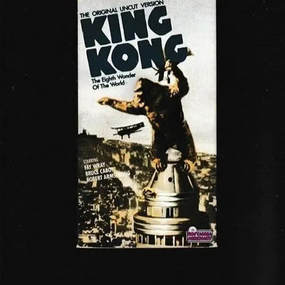 King Kong Original VHS Faye Wray Used Movie‎