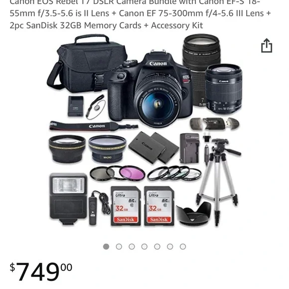 Canon camera bundle