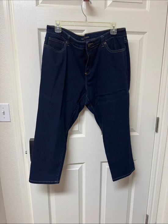Michael Kors Women's Dark Navy Cropped Jeans