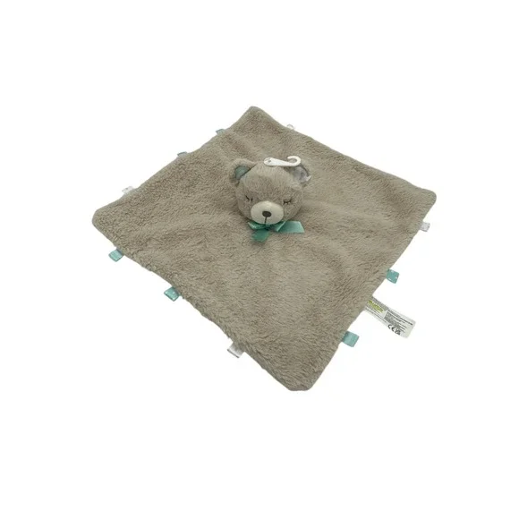 Kelly Toy Teddy‎ Bear Soothie Baby Blanket W Tabbies Security Lovey 14