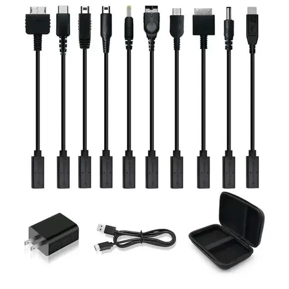 Intec Gaming Retro Game Console Power Supply Kit - Multiple Interfaces (GC161)