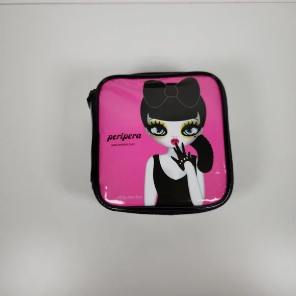 Peripera Makeup Case w/ Mari Kim Graphic Art, Korean 