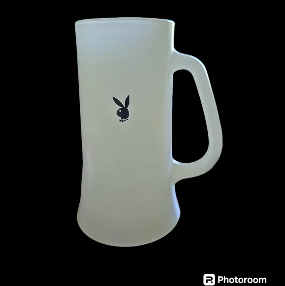 Vintage White PLAYBOY Beer Mug.