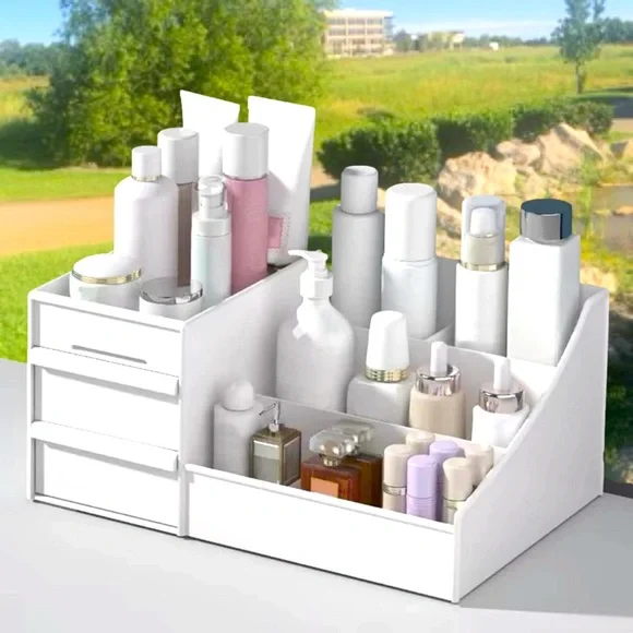 White Multi Functional Organizer W/ Drawers 😍 Brand New In The Box