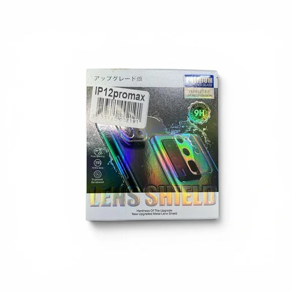 IP12 Pro Max Lens Shield Screen Protector - Iridescent