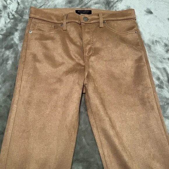 Banana Republic High Rise Skinny 28 / 6 Pants Tawny Tan