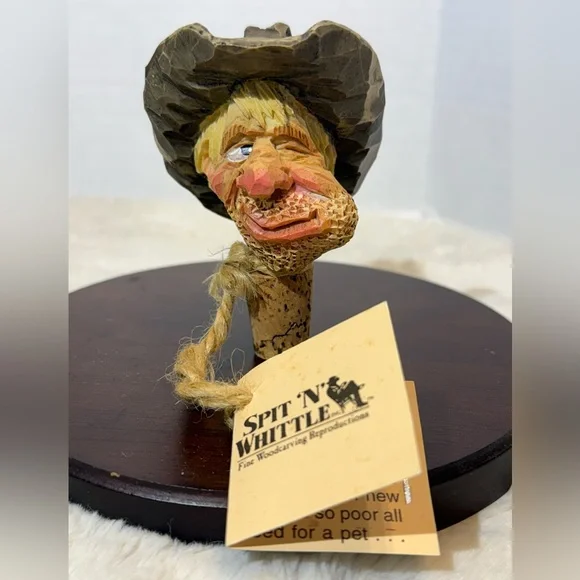 NWT-Spit ‘N’ Whittle S13 Levi Druelslinger bottle stopper