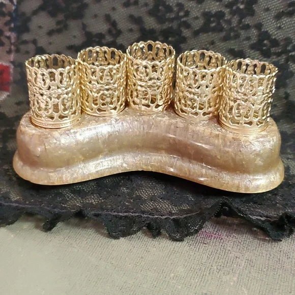 Antique lipstick holder. Hollywood Regency style D