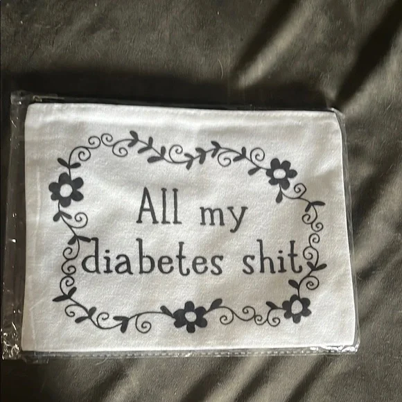 Floral Diabetes Supply Pouch