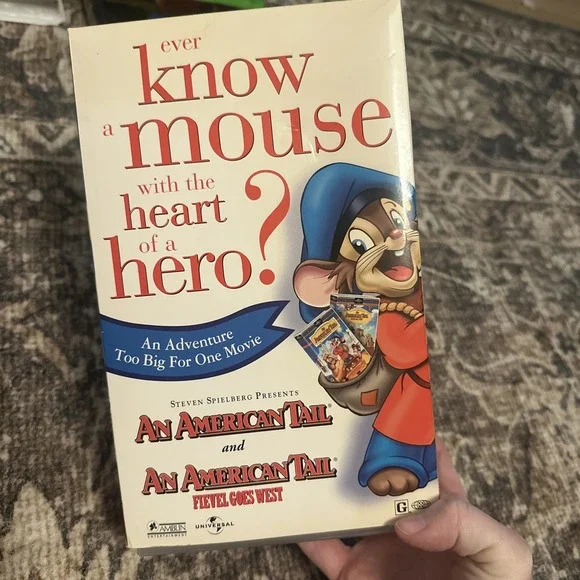An American Tail & Fievel Goes West Special Box Set VHS By Steven Spielberg