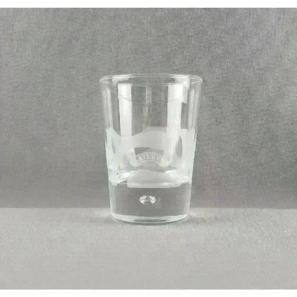 Bailey's On The Rocks Old Fashioned Drinking Glass Art Glass Controlled Bubble