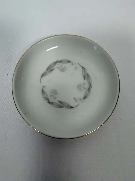Vintage Kaysons Fine China Golden Fantasy 6-Piece Coaster/Ashtray Set