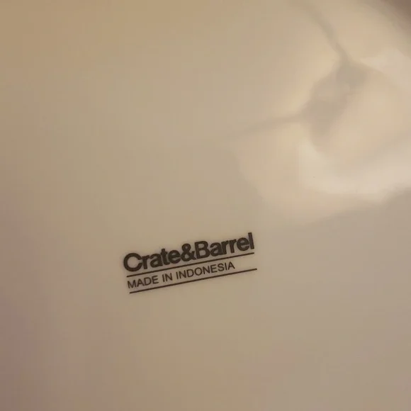 Crate & Barrel salad plate