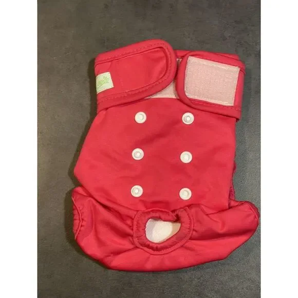 Paw Legend Dog Puppy Diaper MEDIUM Washable‎ Reusable Adjustable *SPOT*