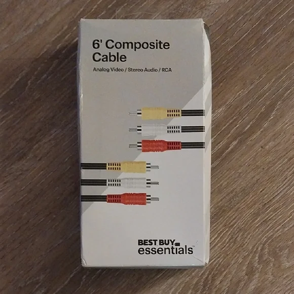 6' Composite Cable - Red, White, Yellow