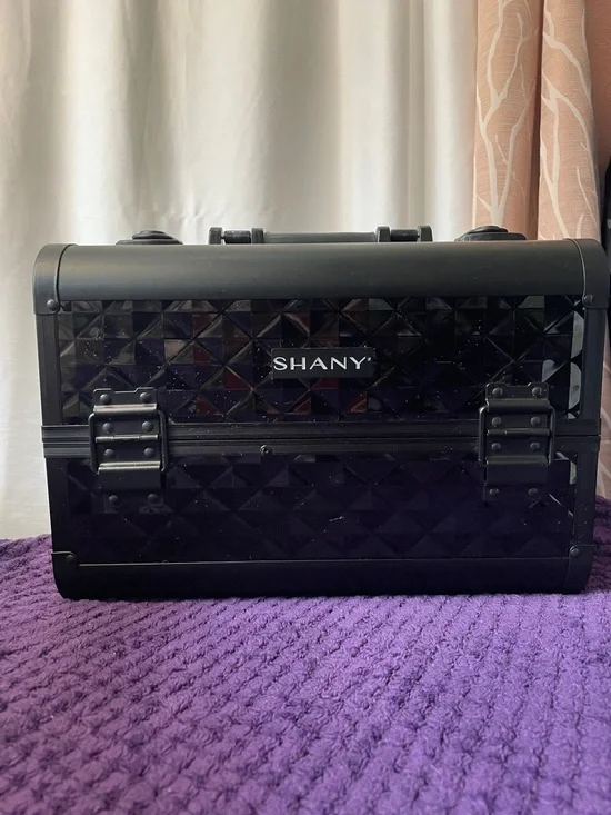 SHANY Black Makeup Train Case Organizer