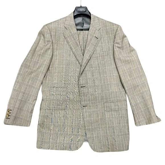 Burberry London Navy Pinstripe Wool Suit 2-Piece Set – Classic Fit
