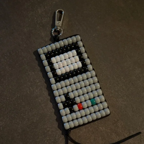 Beaded Retro GameBoy Charm