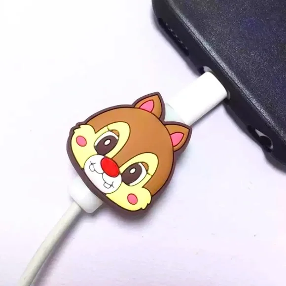 Chip & Dale Phone Charger Protector