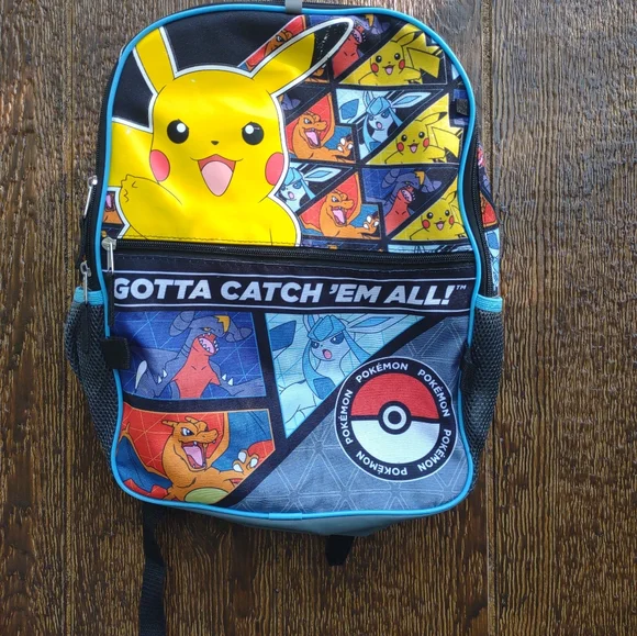 Pokemon Character Theme Graphic Backpack