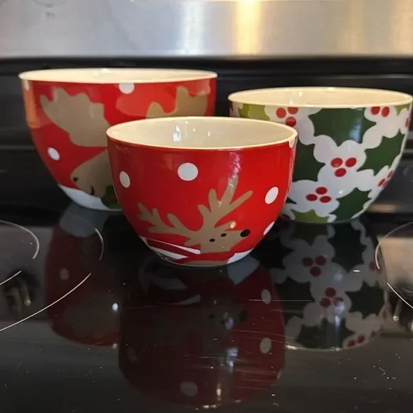 Crate&Barrel Ceramic Nesting Bowls