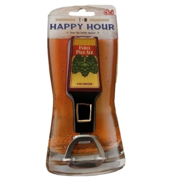 🆕 Happy Hour Beer Tap Bottle Opener NWT