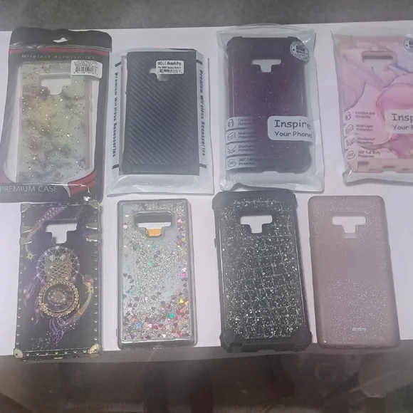ANDROID CASES Sparkle and Pattern Phone Covers - Purple, Black, Pink, Gold