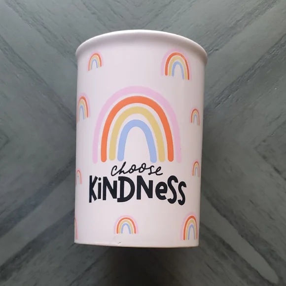 Rainbow 'Choose Kindness' Storage Cup