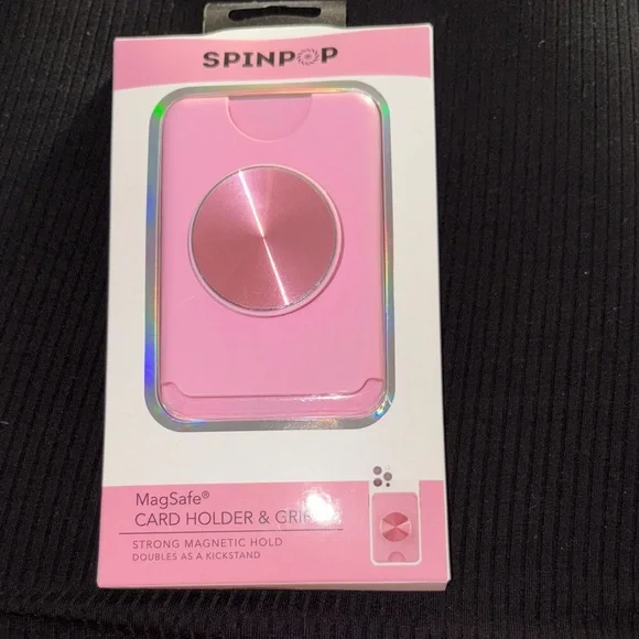 Pink MagSafe Card Holder & Grip