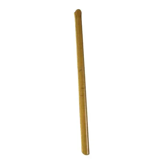 Golden Yellow Vintage Blown Glass Swizzle Sticks Barware Cocktail Stirrers
