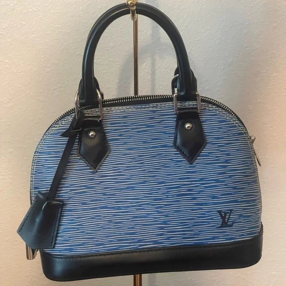 Louis Vuitton Epi Denim Alma BB Satchel