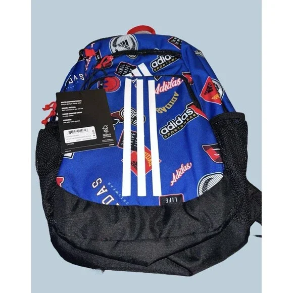 Adidas BTS Originator Backpack Rec League Team Royal Blue Black White NWT