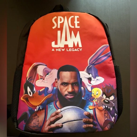 Space Jam a New Legacy LeBron Tune Squad -Backpack Like New