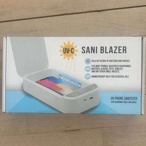 2 UV-C Phone Sanitizer - White for the price of 1! Brand new, never used!