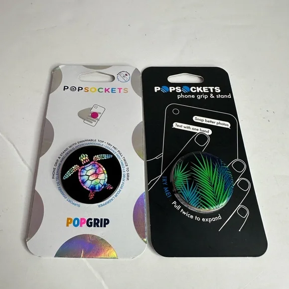 NWT lot 2 PopSockets Sticky Cell Phone Mounts and Holders