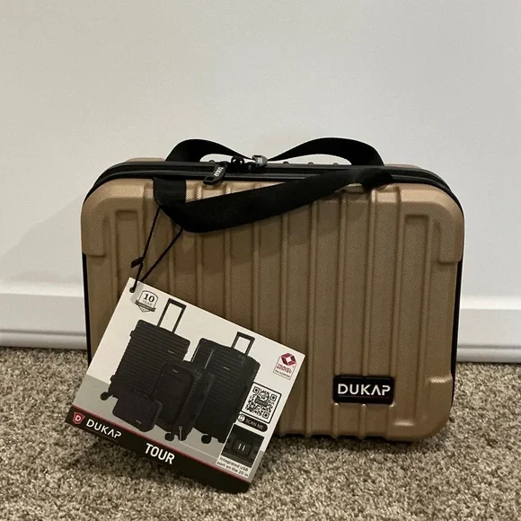Dukap Gold Hard Shell Carry-On Luggage