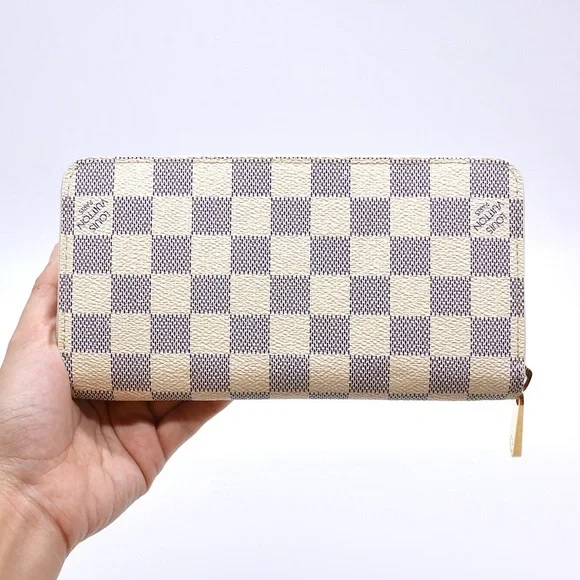 🍓LV Zippy Damier Azure Wallet VI0088
