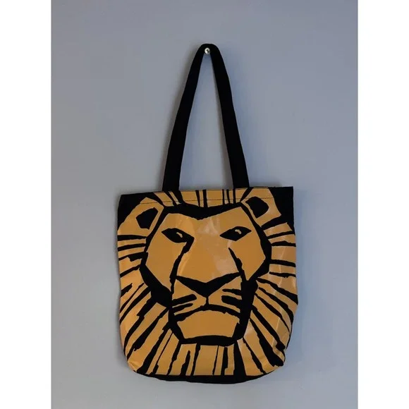 The Lion King Broadway Musical Souvenir Black Tote Bag Disney For Adults Or Kids