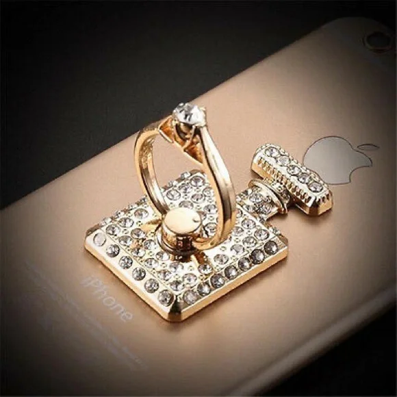 Phone grip ring holder smart phone bling