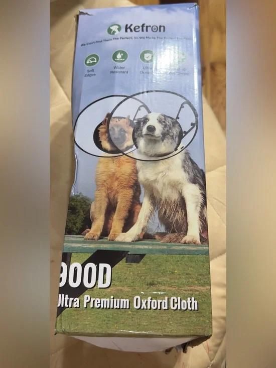 Kefron Dog Cone Comfy 900D Ultra Premium Oxford Cloth Size Small